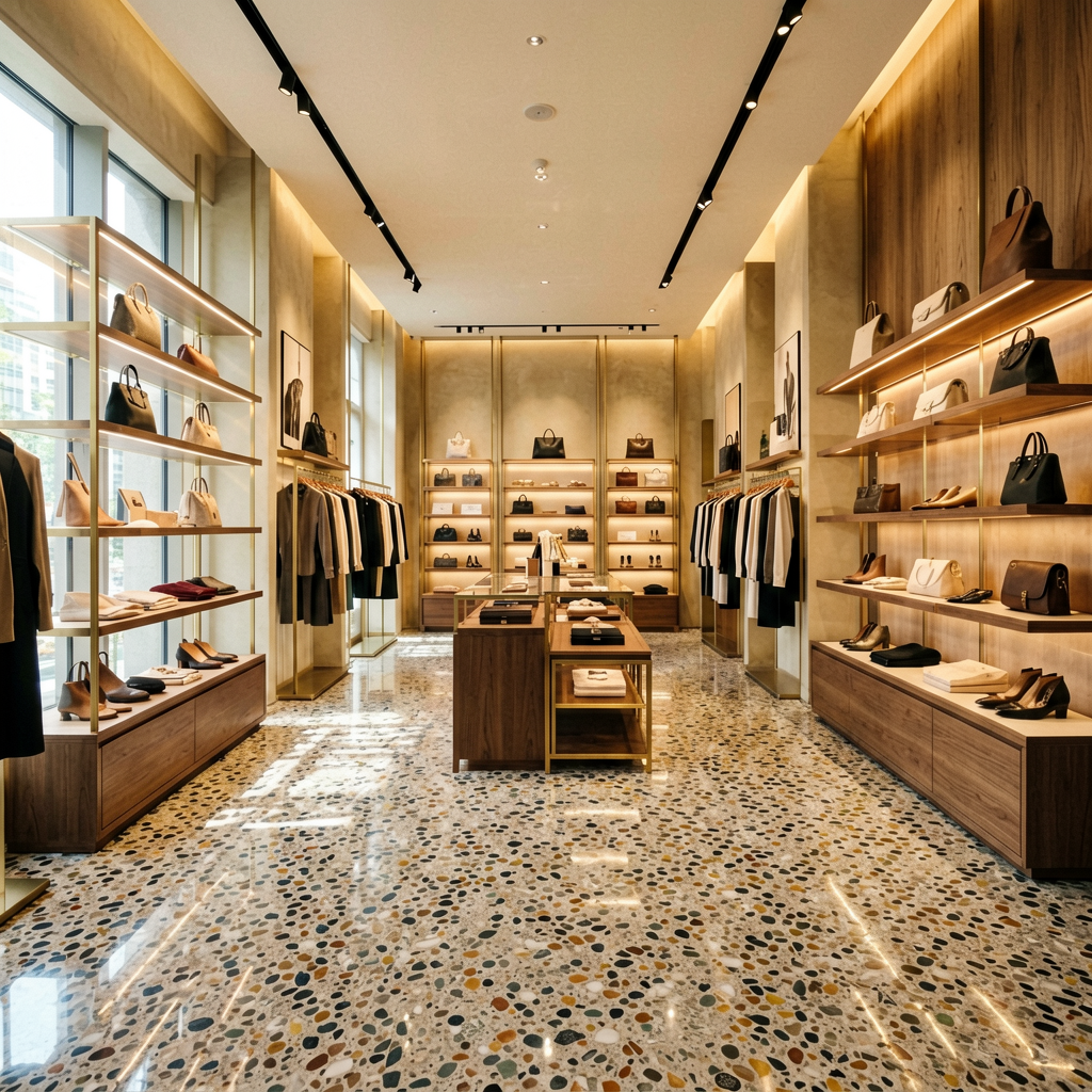 Designer Terrazzo Fior di Terrazzo installed — Terrazzo · polished